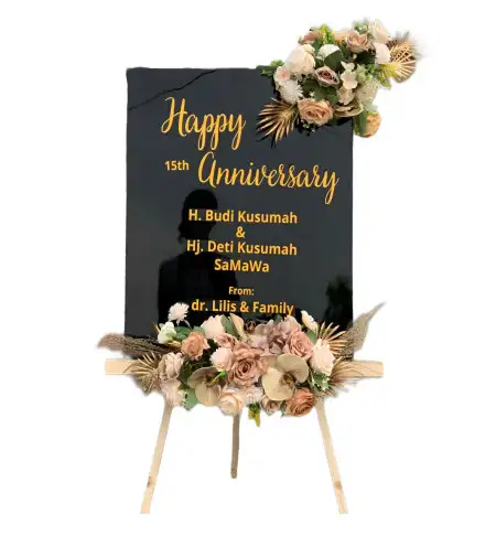 Papan Bunga Akrilik Sengonwetan